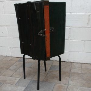 Vintage Metal Trunk Cabinet