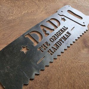 Dad The Original Handyman Metal Sign