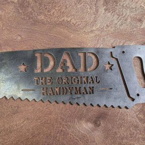 Dad The Original Handyman Metal Sign