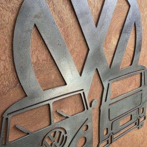 VW Camper Front and Rear Metal Wall Art