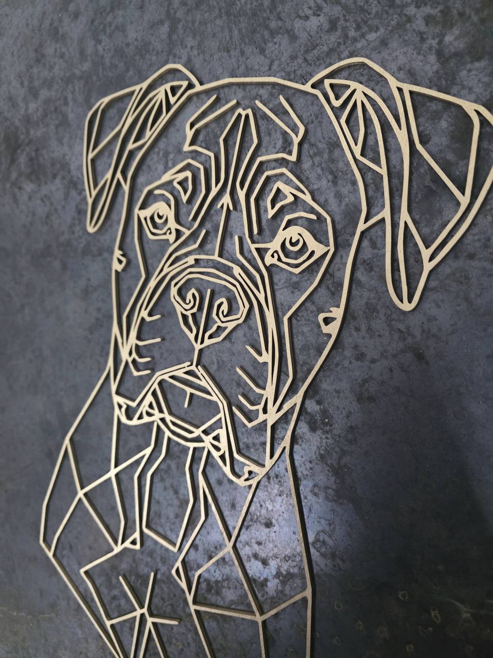 Boxer Wooden Dog Silhouette - Image 3