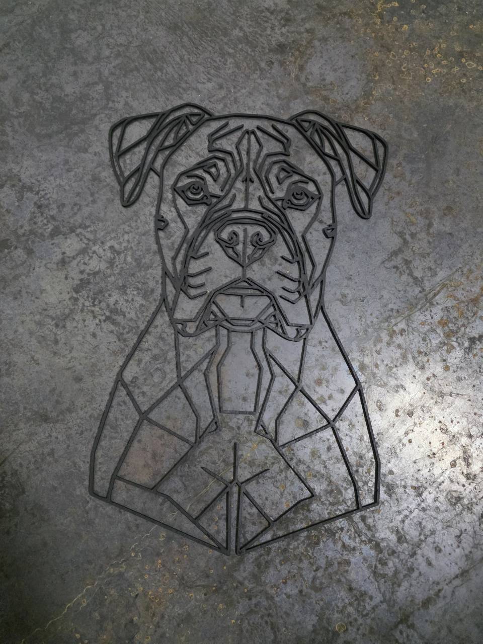 Boxer Wooden Dog Silhouette - Image 5