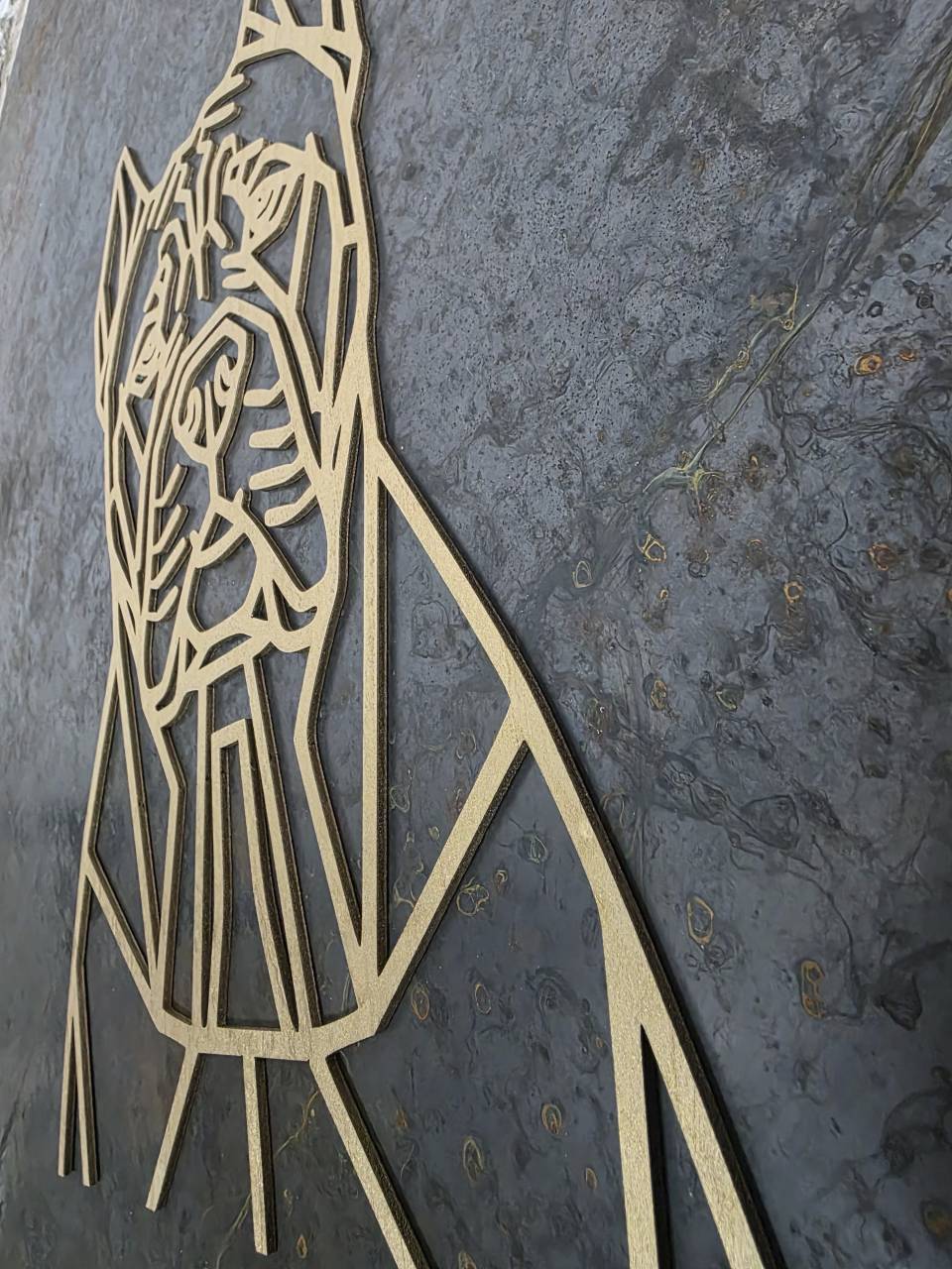 Cane Corso Wooden Dog Silhouette - Image 3