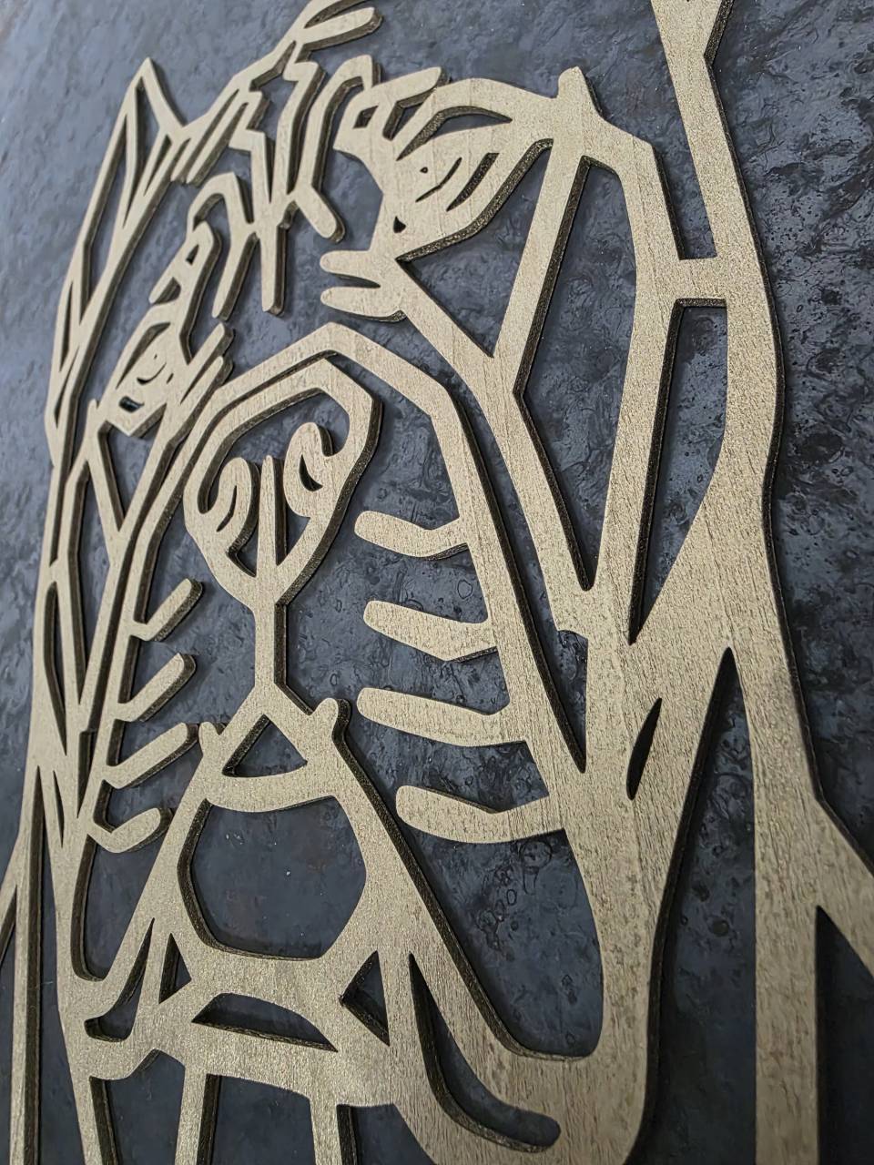 Cane Corso Wooden Dog Silhouette - Image 4