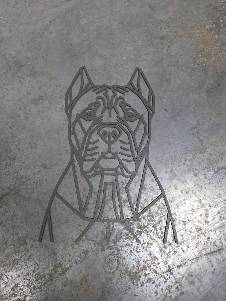 Cane Corso Wooden Dog Silhouette - Image 6