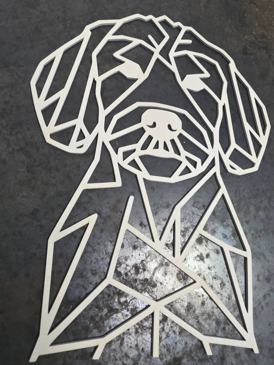 Cockapoo Wooden Dog Silhouette - Image 10