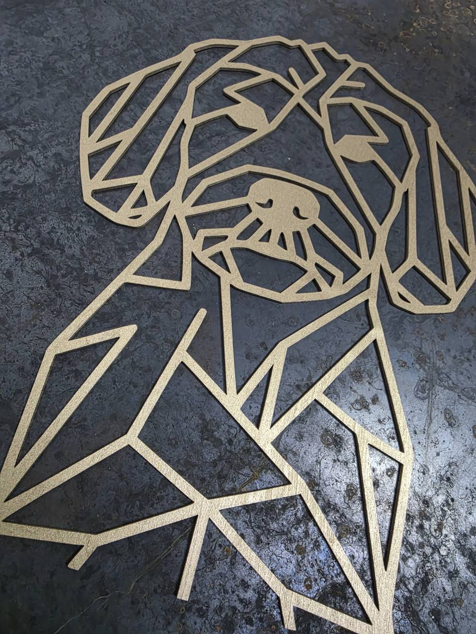 Cockapoo Wooden Dog Silhouette - Image 2