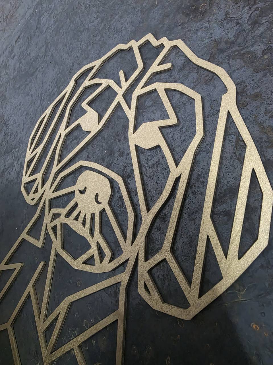 Cockapoo Wooden Dog Silhouette - Image 3