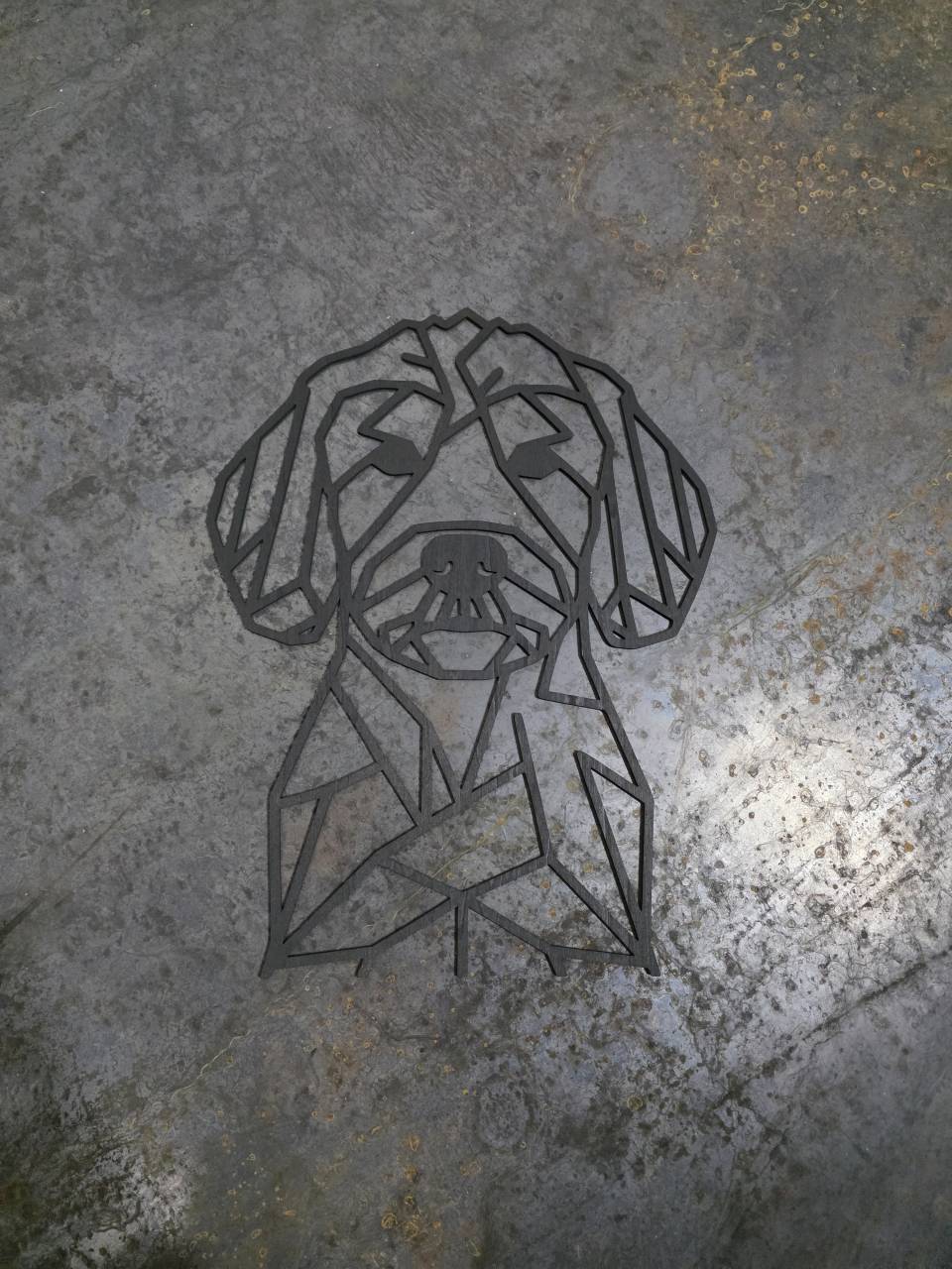 Cockapoo Wooden Dog Silhouette - Image 5