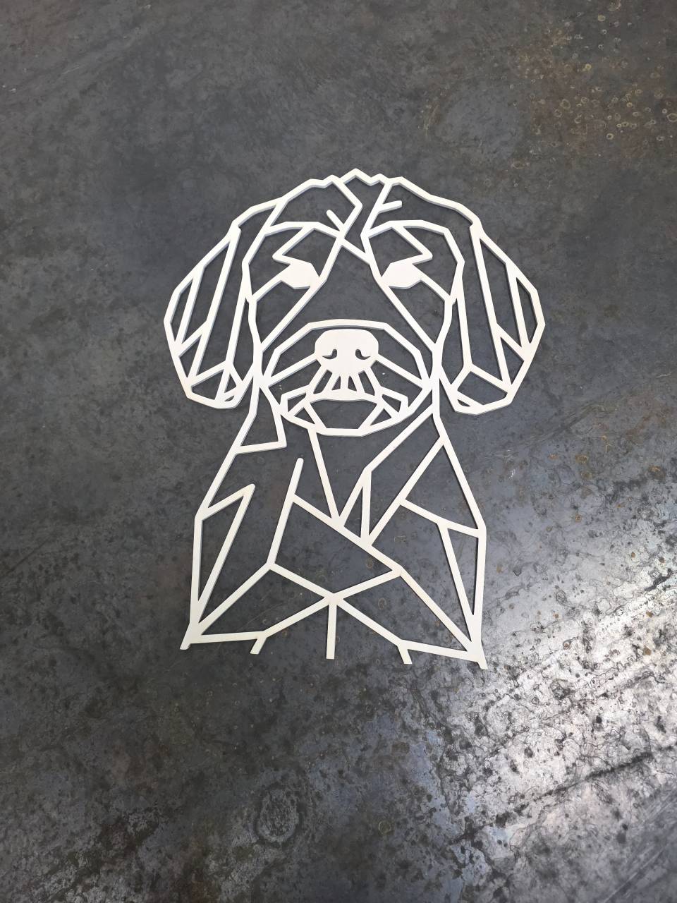 Cockapoo Wooden Dog Silhouette - Image 9
