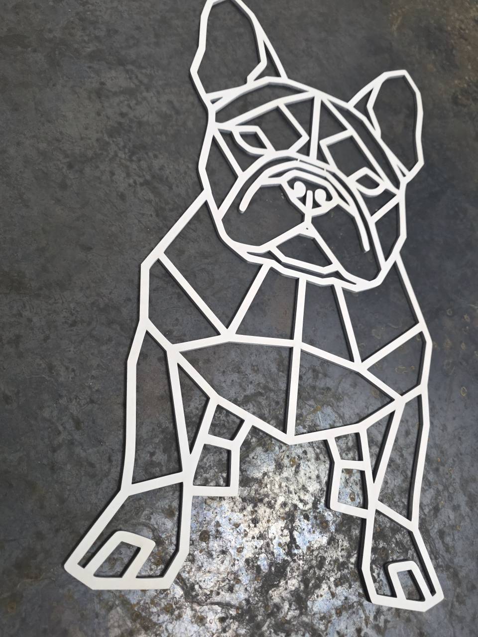 French Bulldog Full-Body Wooden Dog Silhouette - Image 10