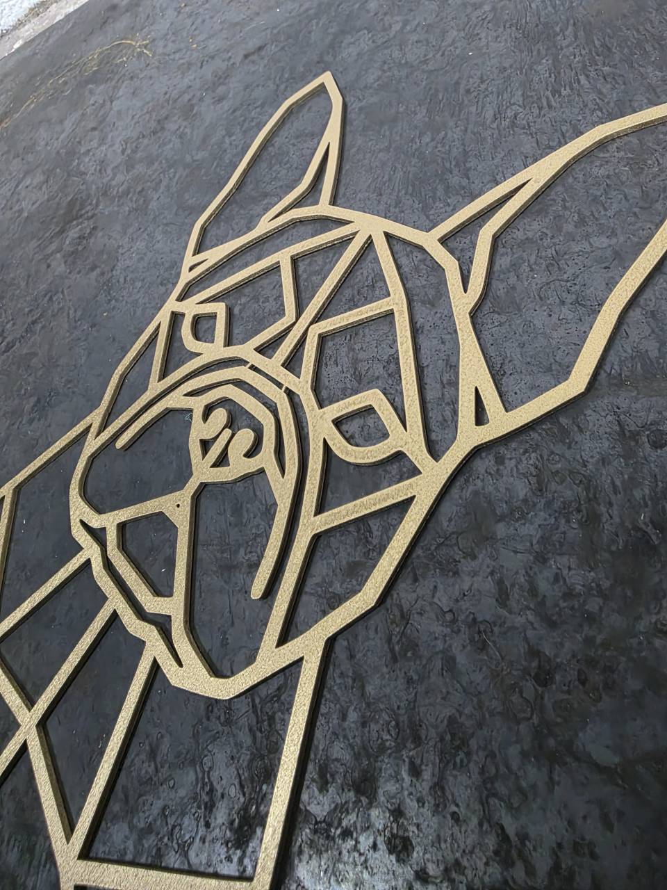 French Bulldog Full-Body Wooden Dog Silhouette - Image 3