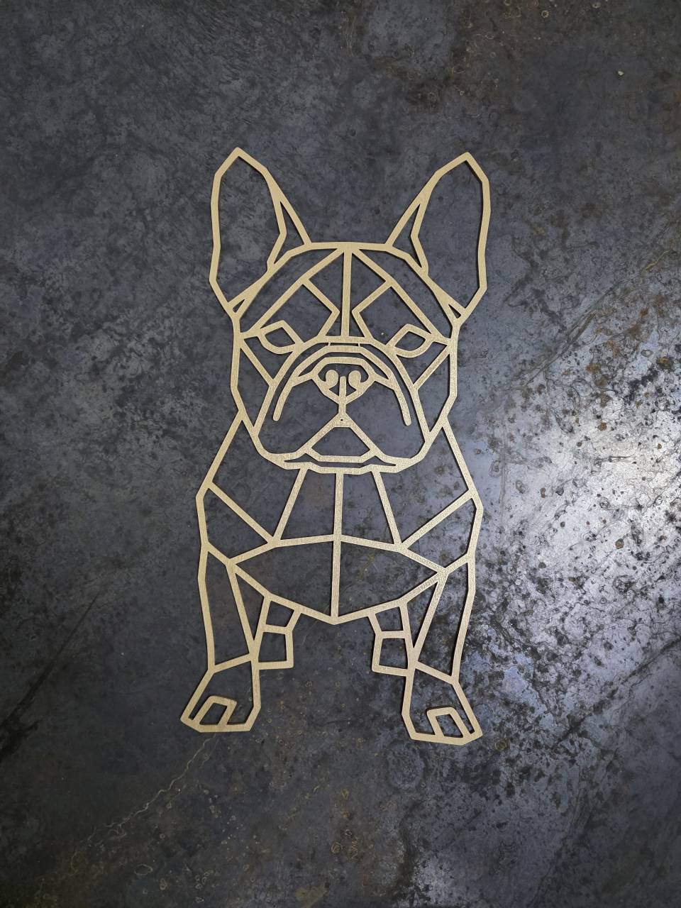 French Bulldog Full-Body Wooden Dog Silhouette - Image 5