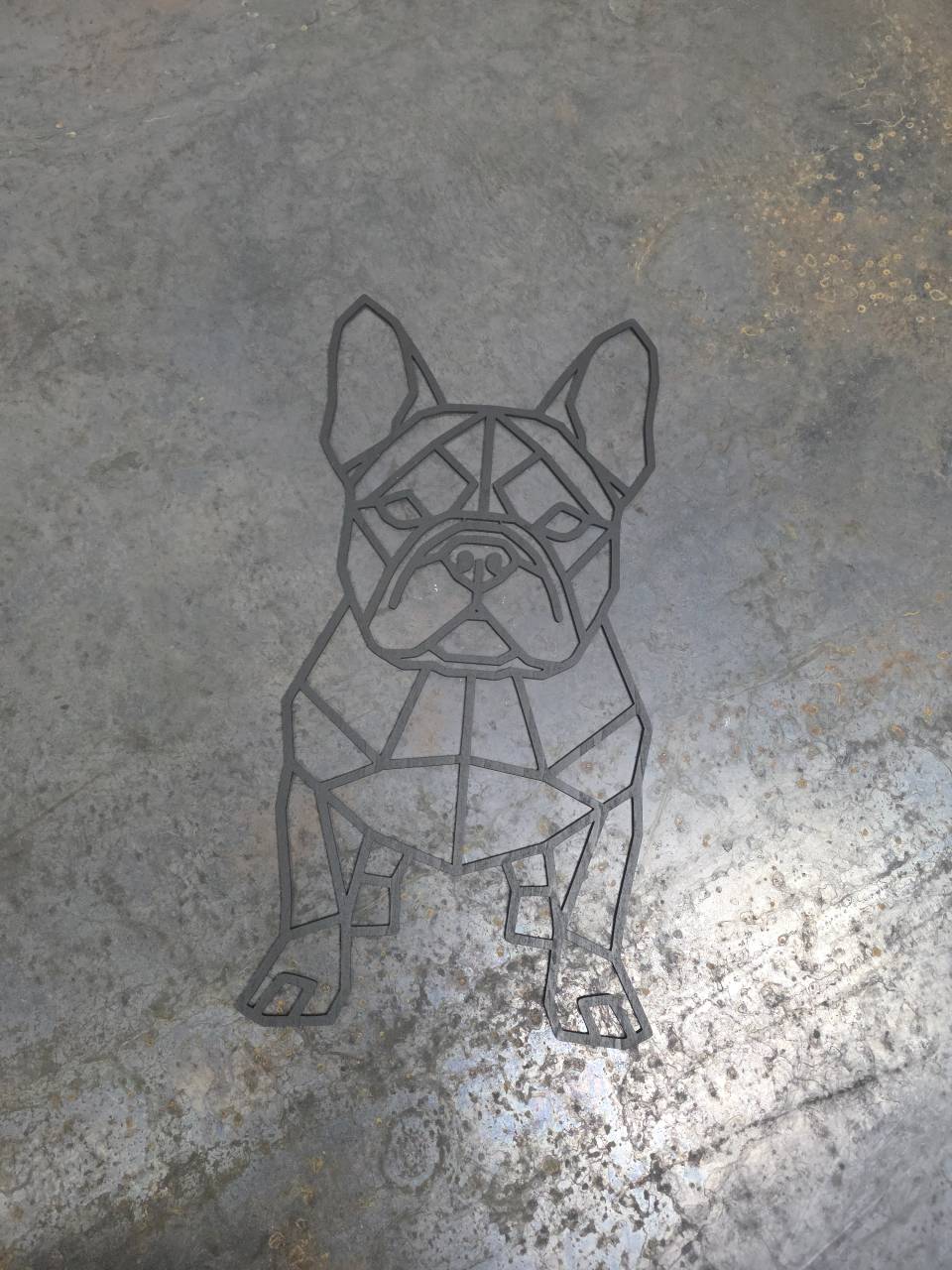 French Bulldog Full-Body Wooden Dog Silhouette - Image 6
