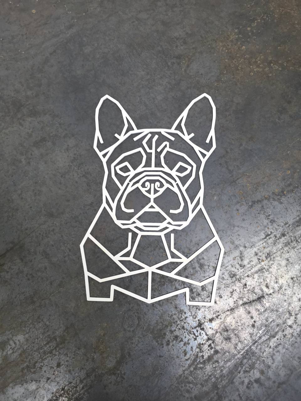 French Bulldog Head Wooden Dog Silhouette - Image 9
