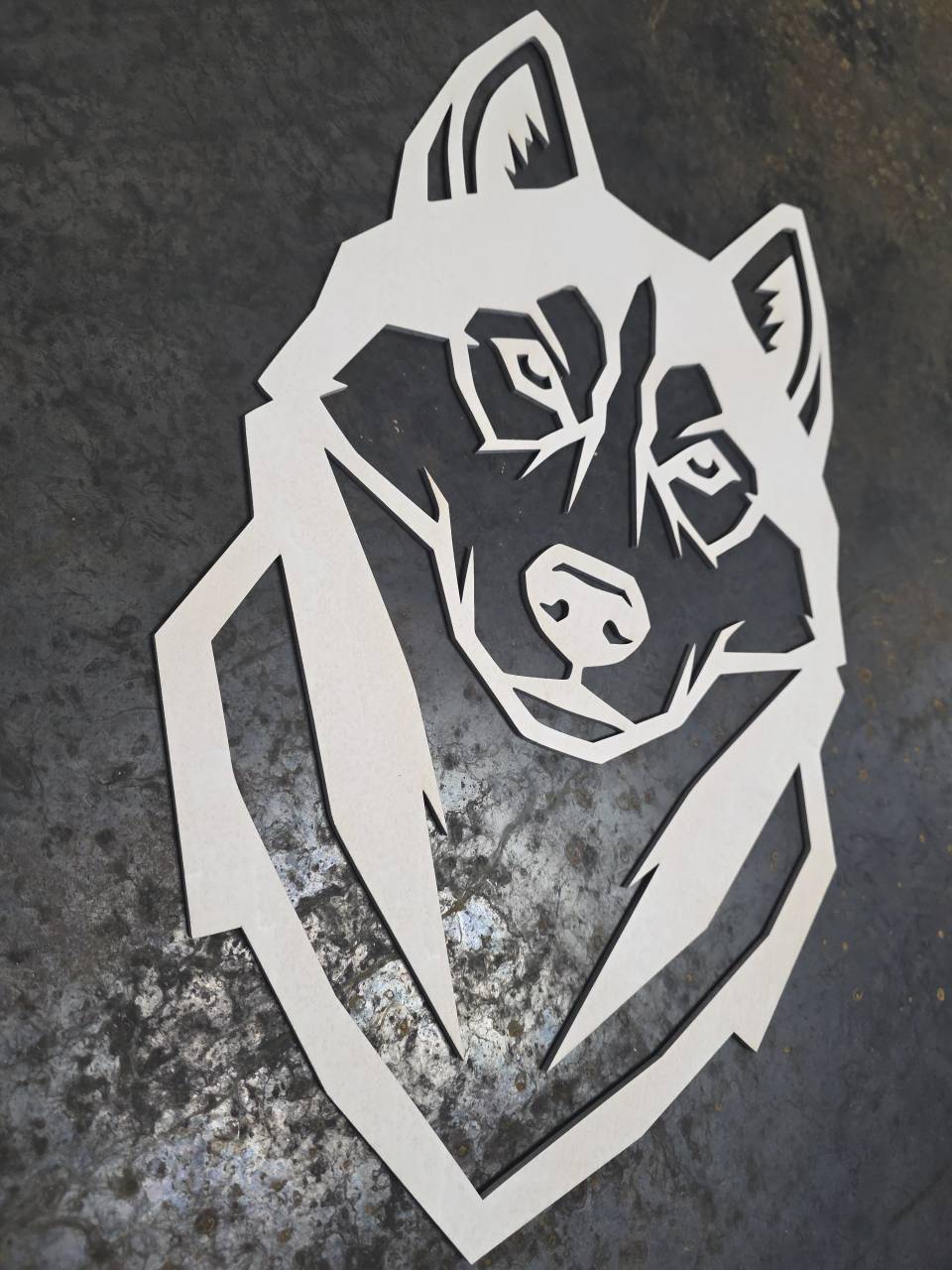 Husky Wooden Dog Silhouette - Image 11