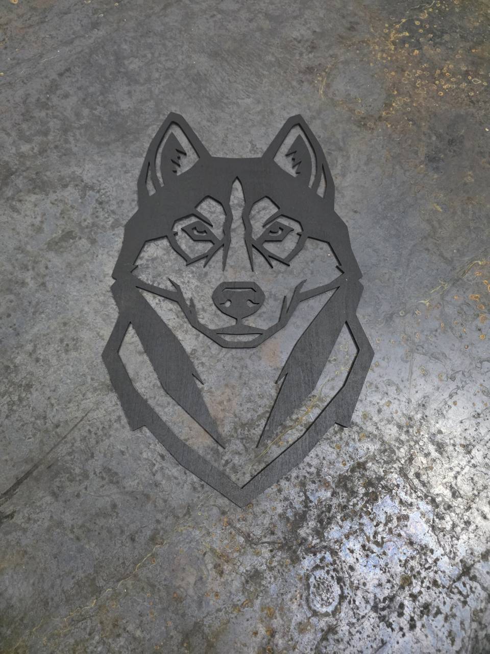 Husky Wooden Dog Silhouette - Image 5