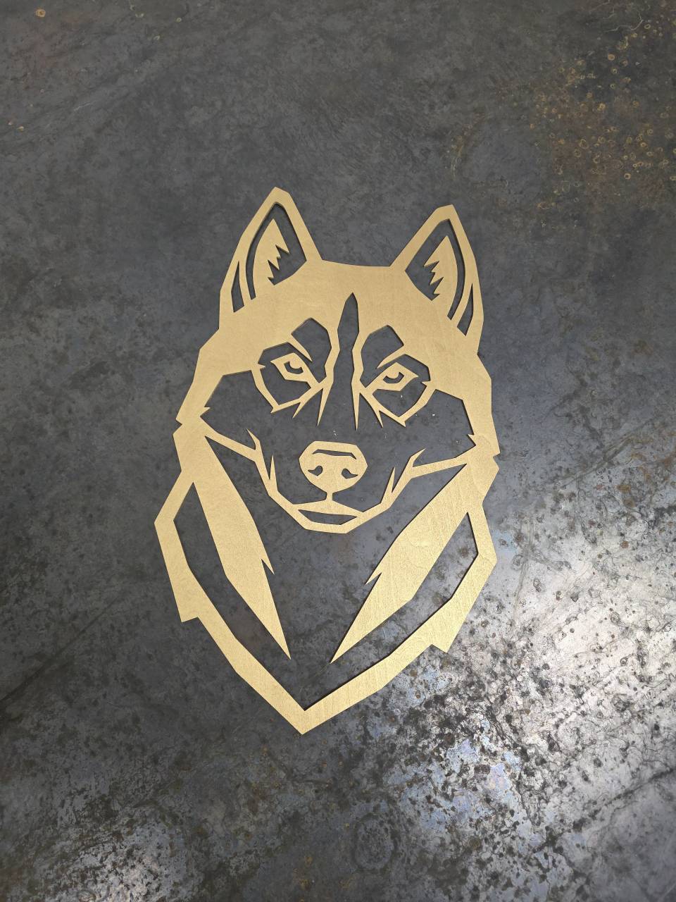 Husky Wooden Dog Silhouette - Image 7