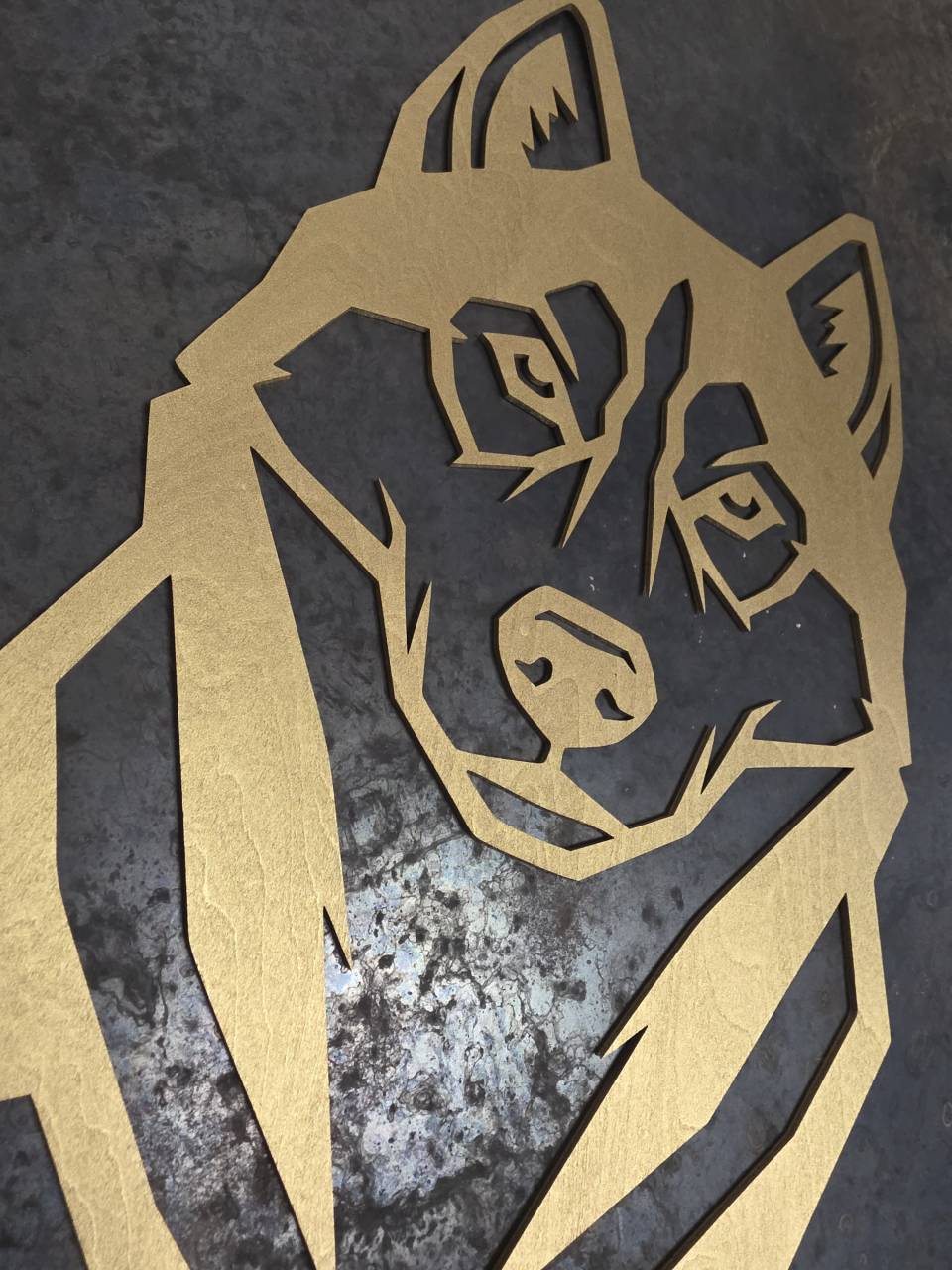 Husky Wooden Dog Silhouette - Image 8