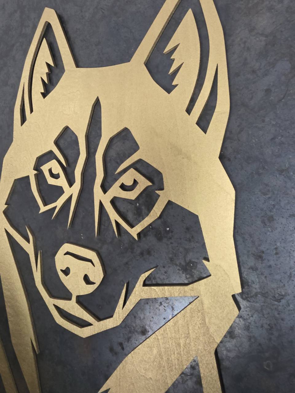 Husky Wooden Dog Silhouette - Image 9