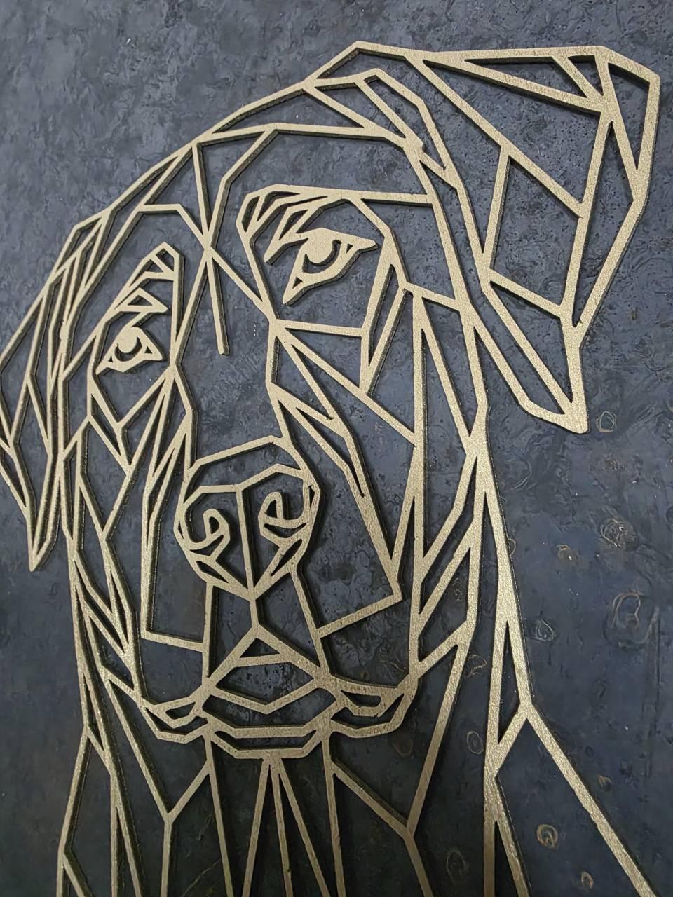 Labrador or Golden Retriever Wooden Dog Silhouette - Image 3