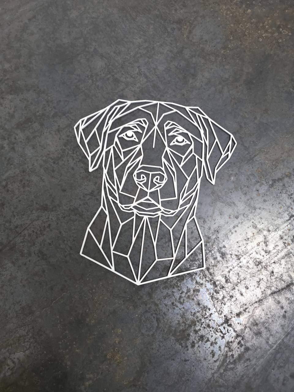 Labrador or Golden Retriever Wooden Dog Silhouette - Image 7