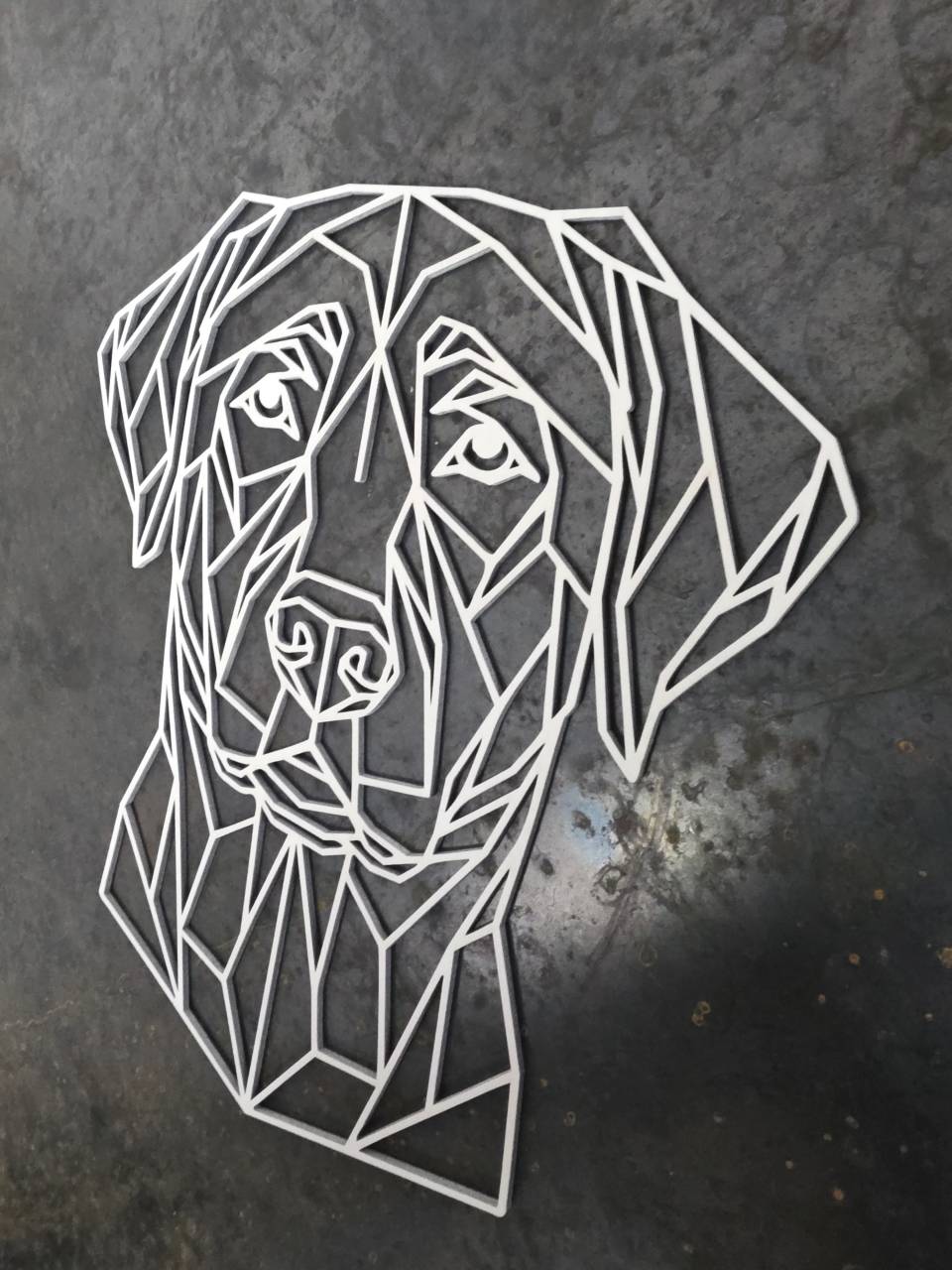 Labrador or Golden Retriever Wooden Dog Silhouette - Image 9