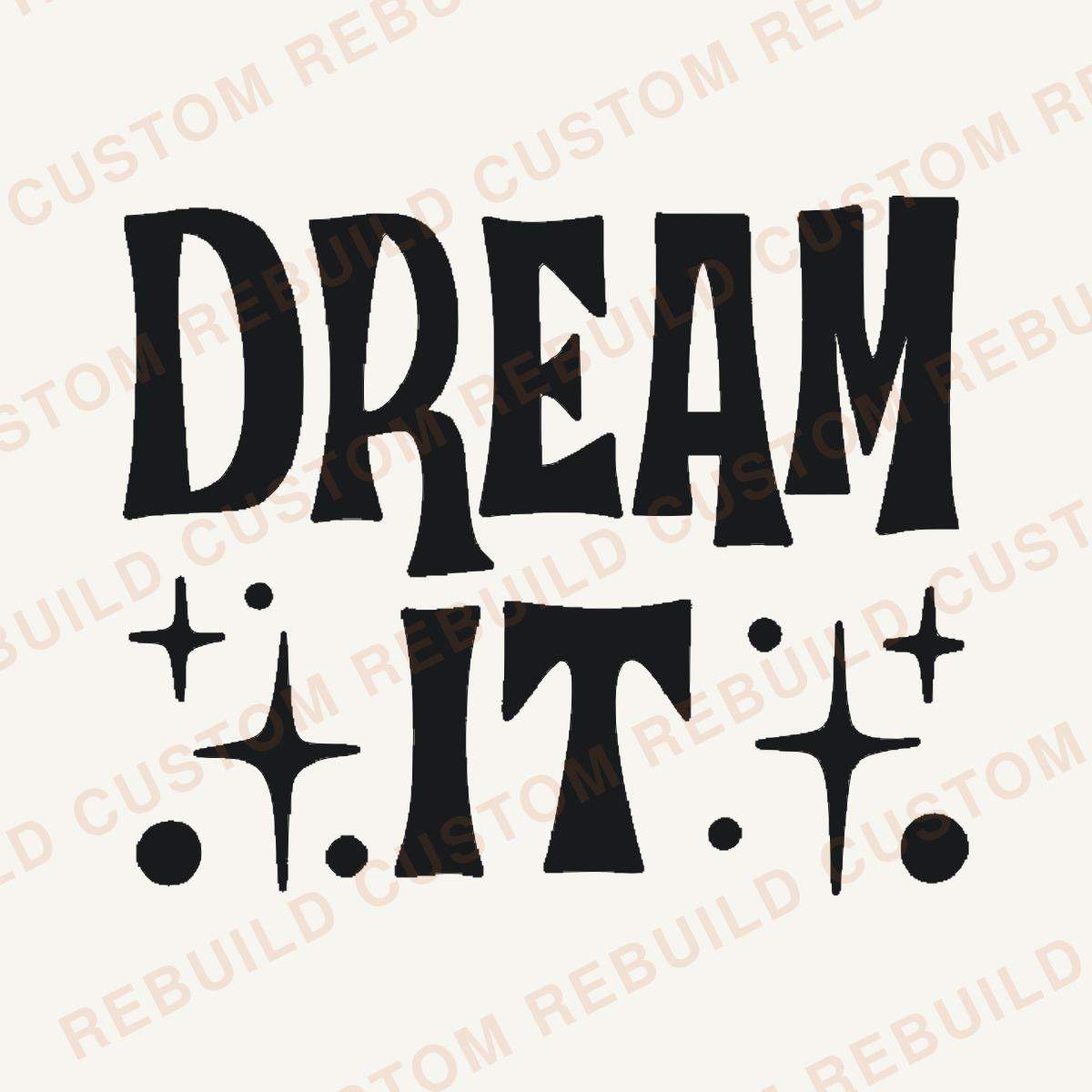 Dream it – Engraved Wooden Coaster