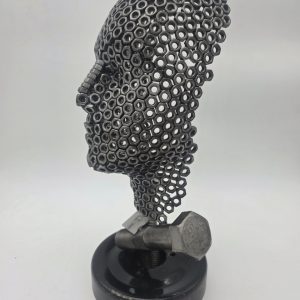 Scrap Metal Head Sculpture – Fred the Head