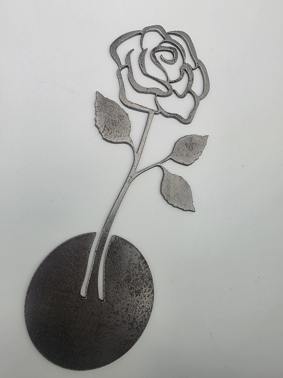 Reclaimed Simple Steel Roses - Image 12