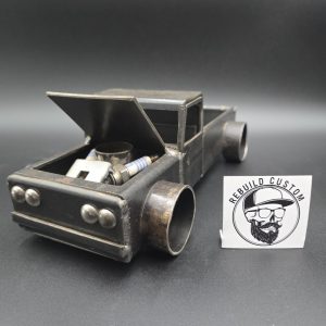 Handmade Scrap Metal Pickup Truck Sculpture